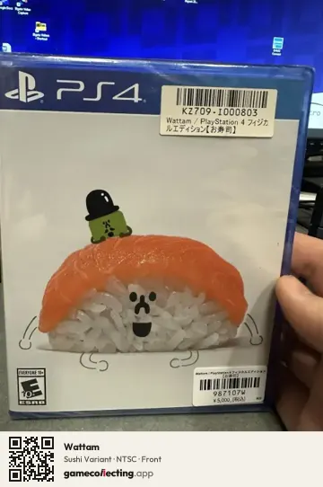Wattam PlayStation 4, NTSC box front
