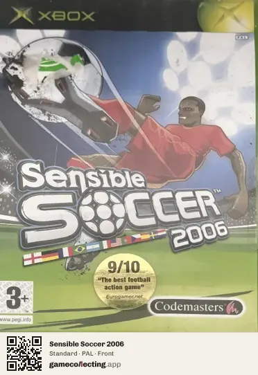 Sensible Soccer 2006 Xbox, PAL box front