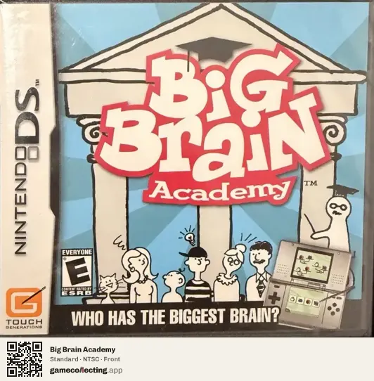 Big Brain Academy Nintendo DS, NTSC box front