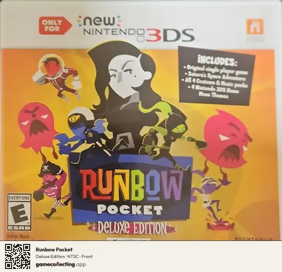 Runbow Pocket Nintendo 3DS, NTSC box front
