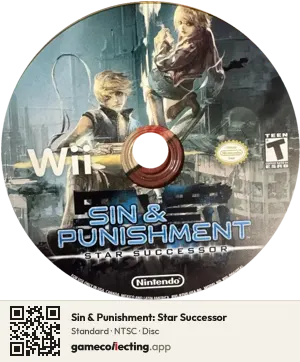Sin & Punishment: Star Successor Nintendo Wii, NTSC disc