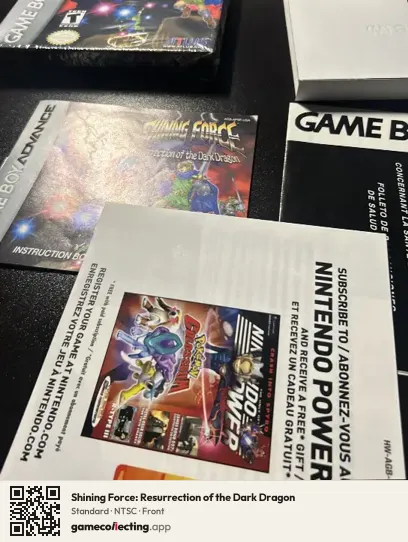 Shining Force: Resurrection of the Dark Dragon Game Boy Advance, NTSC box front