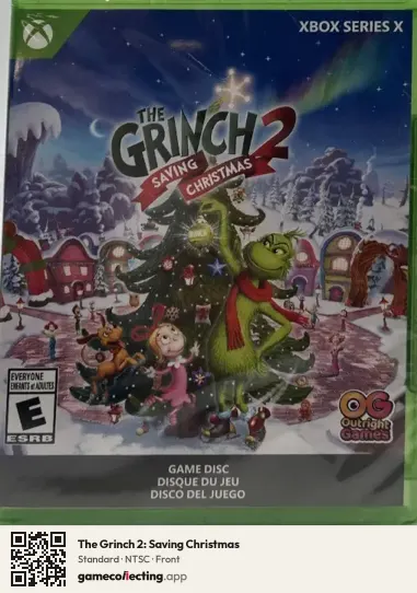 The Grinch 2: Saving Christmas Xbox Series X, NTSC box front