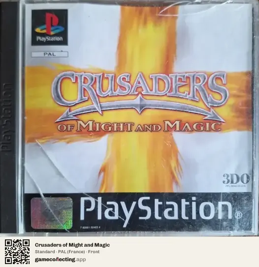 Crusaders of Might and Magic PlayStation, France box front