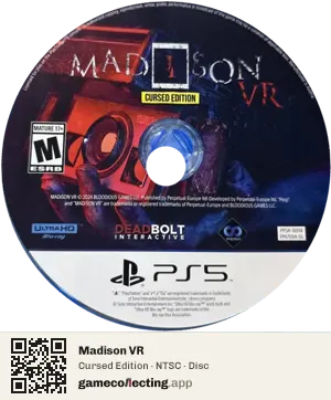 Madison VR PlayStation 5, NTSC disc