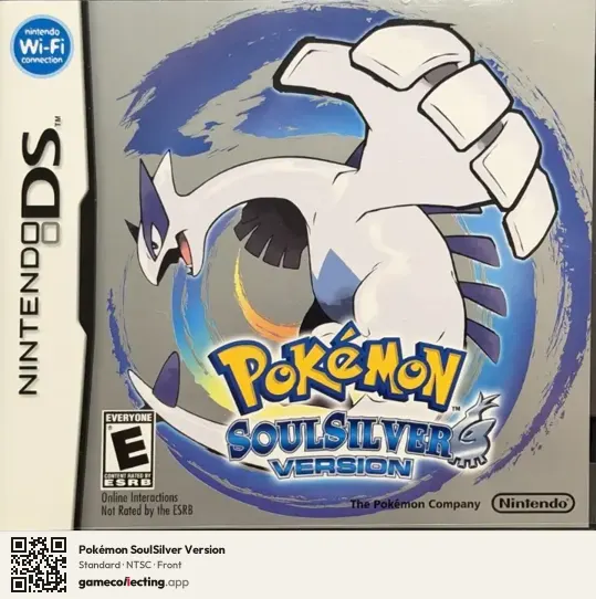 Pokémon SoulSilver Version Nintendo DS, NTSC box front