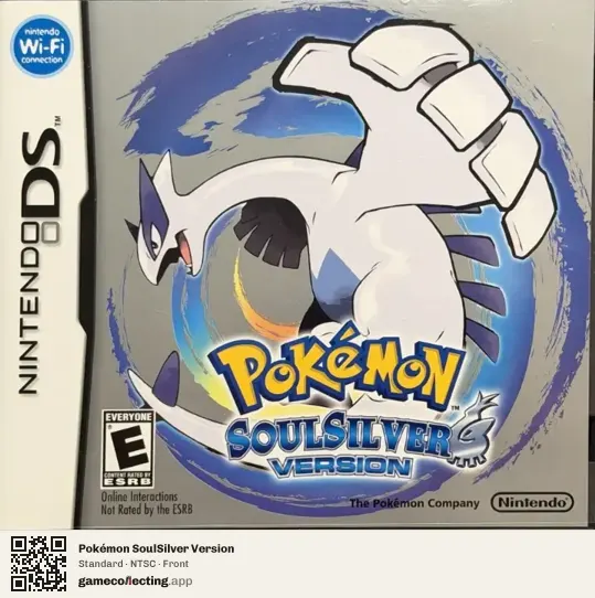 Pokémon SoulSilver Version Nintendo DS, NTSC box front