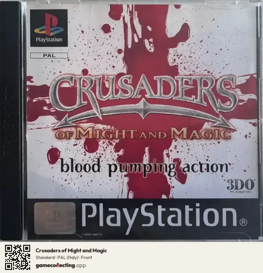 Crusaders of Might and Magic PlayStation, Italy box front