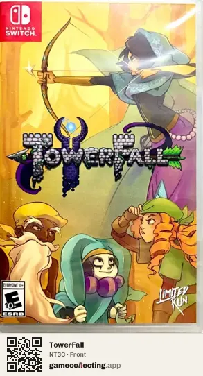 TowerFall Nintendo Switch, NTSC box front