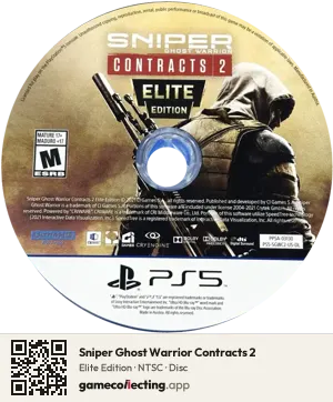 Sniper Ghost Warrior Contracts 2 PlayStation 5, NTSC disc