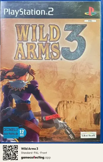 Wild Arms 3 PlayStation 2, PAL box front
