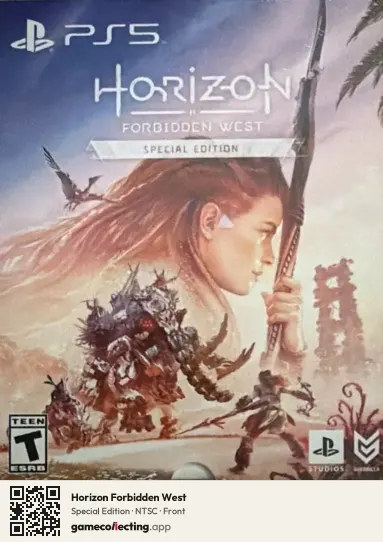 Horizon Forbidden West PlayStation 5, NTSC box front