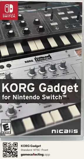 KORG Gadget Nintendo Switch, NTSC box front