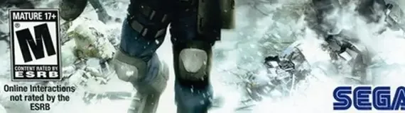 Binary Domain, the ESRB box on its front
