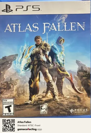 Atlas Fallen PlayStation 5, NTSC box front