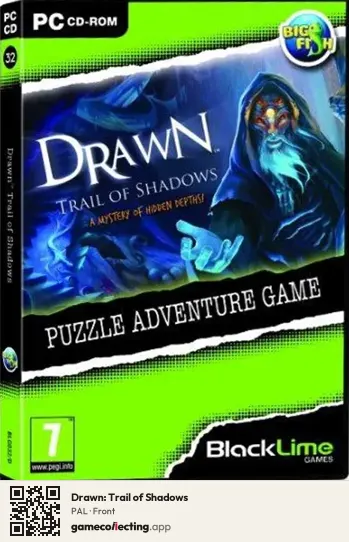 Drawn: Trail of Shadows Computer, PAL box front
