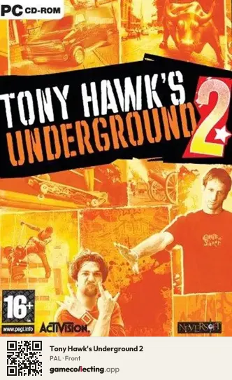 Tony Hawk's Underground 2 Computer, PAL box front