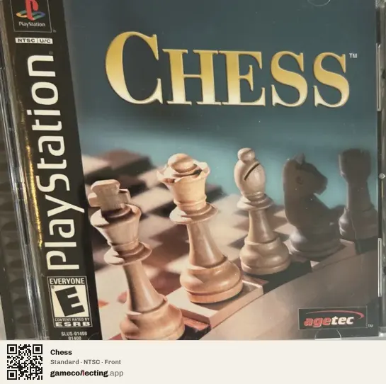 Chess PlayStation, NTSC box front