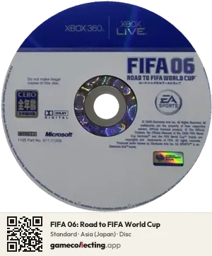 FIFA 06: Road to FIFA World Cup Xbox 360, Asia disc