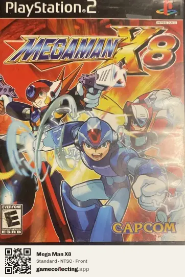 Mega Man X8 PlayStation 2, NTSC box front