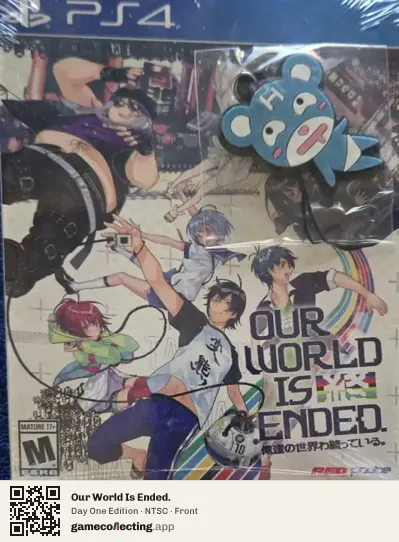 Our World Is Ended. PlayStation 4, NTSC box front