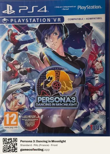 Persona 3: Dancing in Moonlight PlayStation 4, France box front