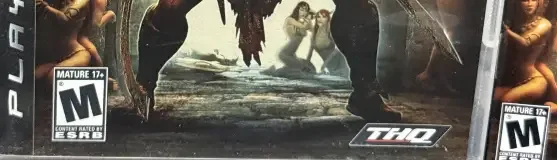 Conan, the ESRB box on its front
