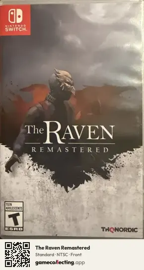The Raven Remastered Nintendo Switch, NTSC box front