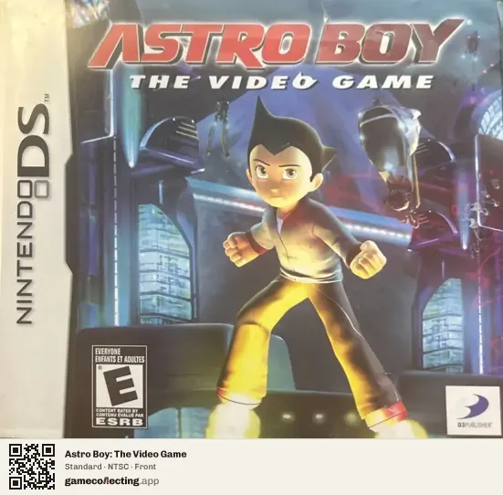 Astro Boy: The Video Game Nintendo DS, NTSC box front