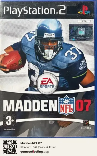 Madden NFL 07 PlayStation 2, France box front