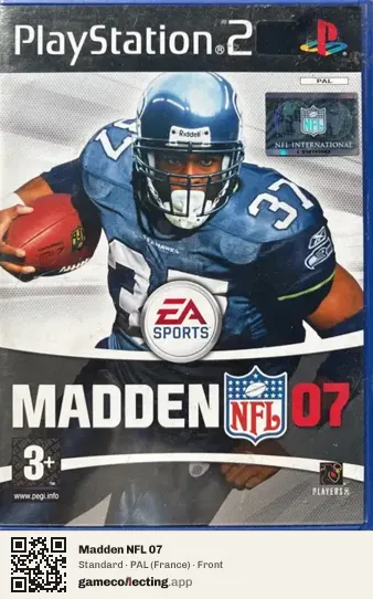 Madden NFL 07 PlayStation 2, France box front