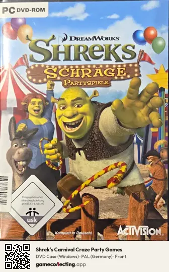 Shrek's Carnival Craze Party Games Computer, Germany box front