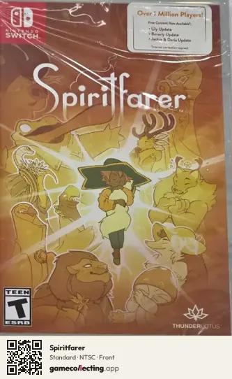 Spiritfarer Nintendo Switch, NTSC box front