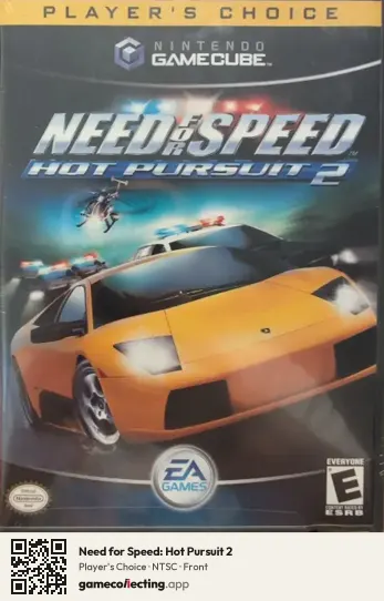 Need for Speed: Hot Pursuit 2 Nintendo GameCube, NTSC box front