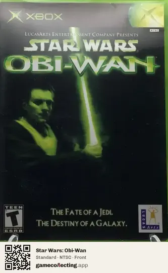 Star Wars: Obi-Wan Xbox, NTSC box front