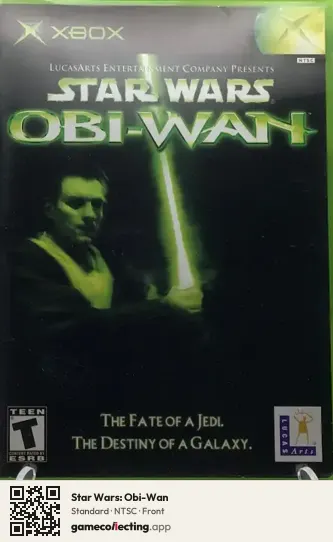 Star Wars: Obi-Wan Xbox, NTSC box front