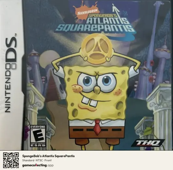 SpongeBob's Atlantis SquarePantis Nintendo DS, NTSC box front