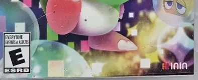 Bubble Bobble 4 Friends, the ESRB box on its front