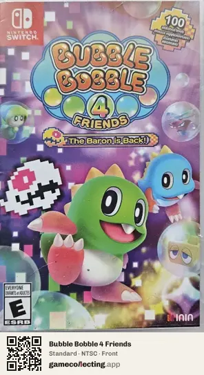 Bubble Bobble 4 Friends Nintendo Switch, NTSC box front