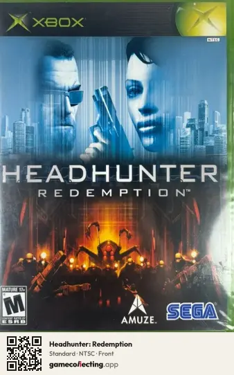 Headhunter: Redemption Xbox, NTSC box front