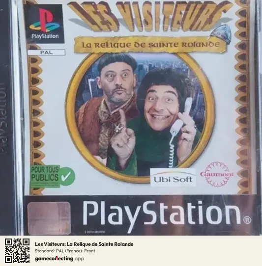 Les Visiteurs: La Relique de Sainte Rolande PlayStation, France box front