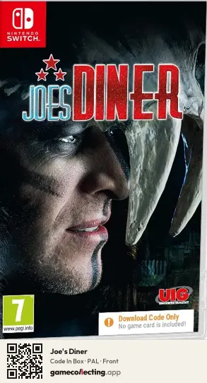 Joe's Diner Nintendo Switch, PAL box front