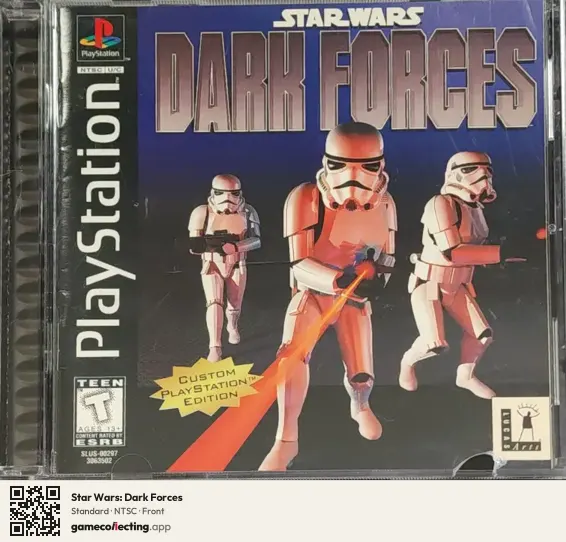 Star Wars: Dark Forces PlayStation, NTSC box front