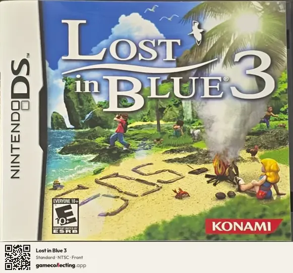 Lost in Blue 3 Nintendo DS, NTSC box front