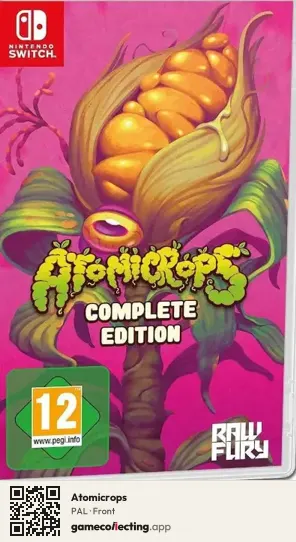 Atomicrops Nintendo Switch, PAL box front