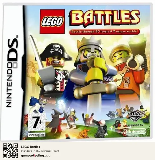LEGO Battles Nintendo DS, Europe box front