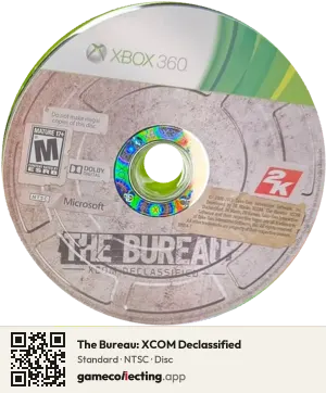 The Bureau: XCOM Declassified Xbox 360, NTSC disc
