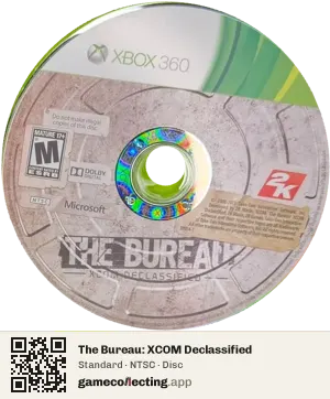 The Bureau: XCOM Declassified Xbox 360, NTSC disc