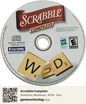 Scrabble Complete Computer, NTSC disc