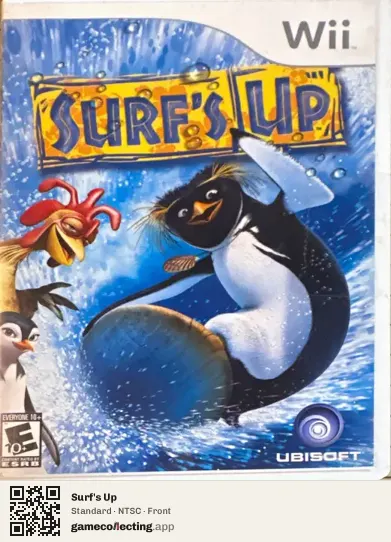 Surf's Up Nintendo Wii, NTSC box front
